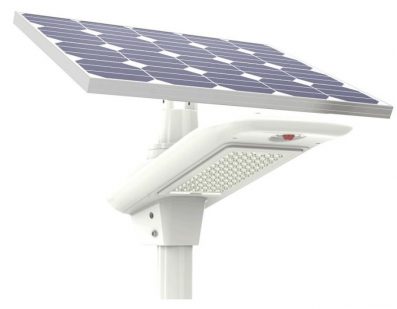 Luminaria Solar Led 40W Integrada Panel Ajustable